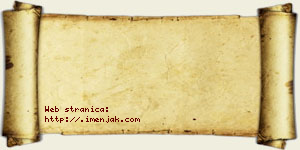 Josif Jačovac vizit kartica